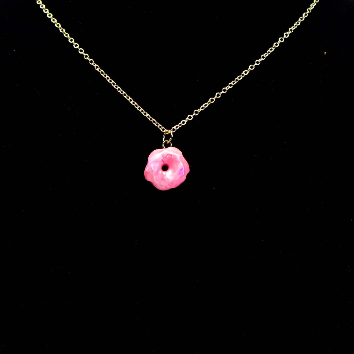 Pink Donut, necklace MOHL075