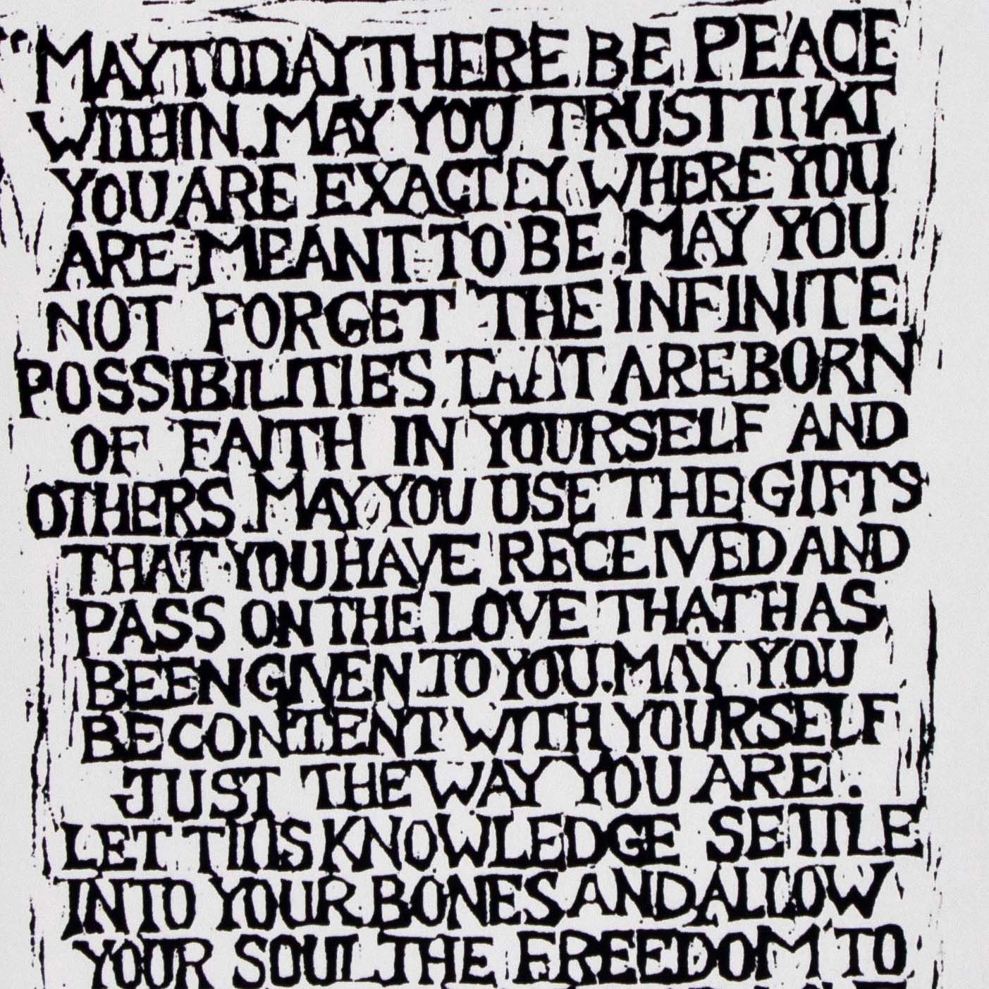 May Today There Be Peace, card ARMK057