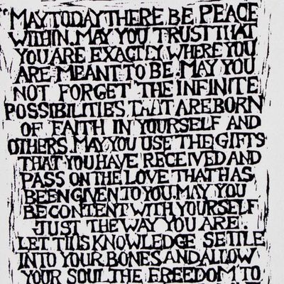 May Today There Be Peace, card ARMK057