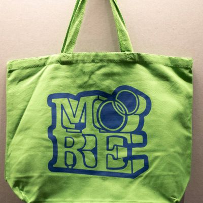 Tote LOVE: lime green