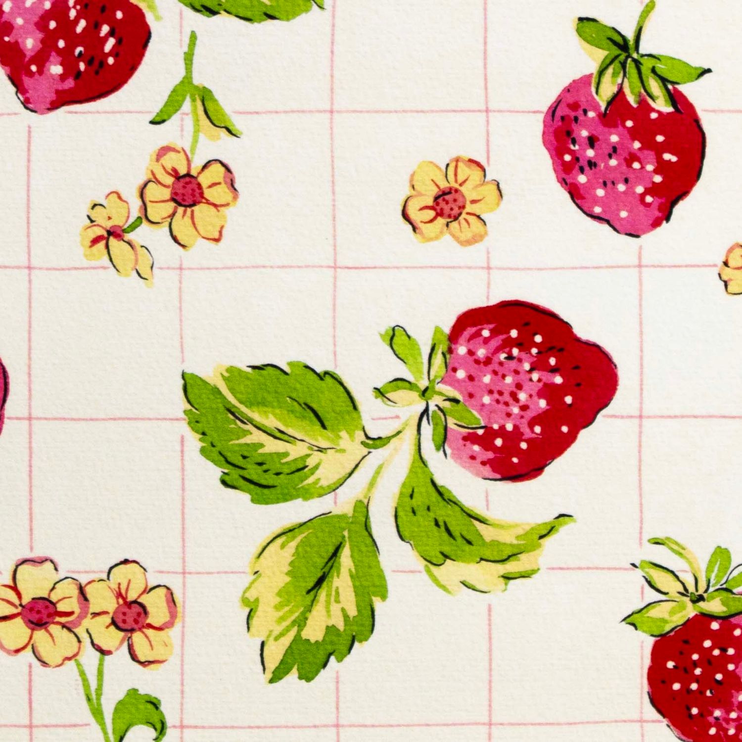 Strawberries Pattern, card FOWB170