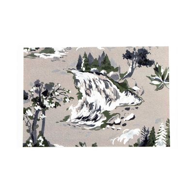 Grey Landscape: Waterfall, card FOWB174