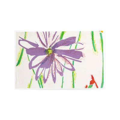 Purple Flower Sketch, card FOWB177