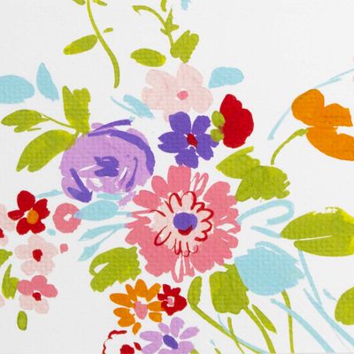 Retro Floral Pattern, card FOWB165