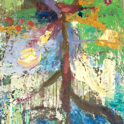 Small Painting 295C, oil on Evolon SHAK098 Small Painting 295C, oil on Evolon SHAK098