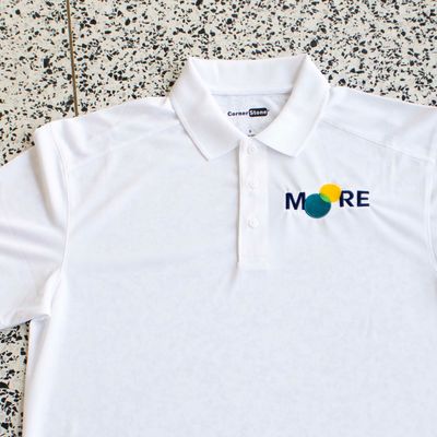 Moore Polo: White