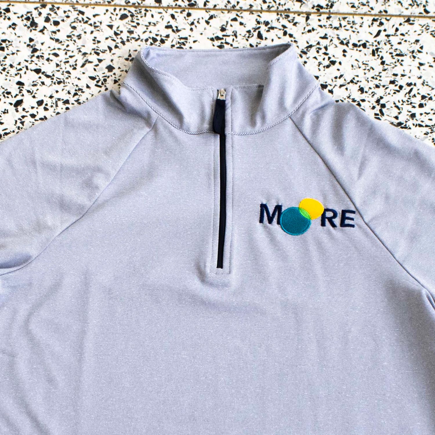 Moore Quarter Zip Performance Navy