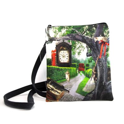 Cat Time, tall cell zip purse KOPS526