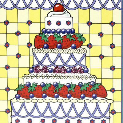 Berry Cake, card MILE145