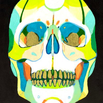 Skull, acrylic on canvas PHEJ091