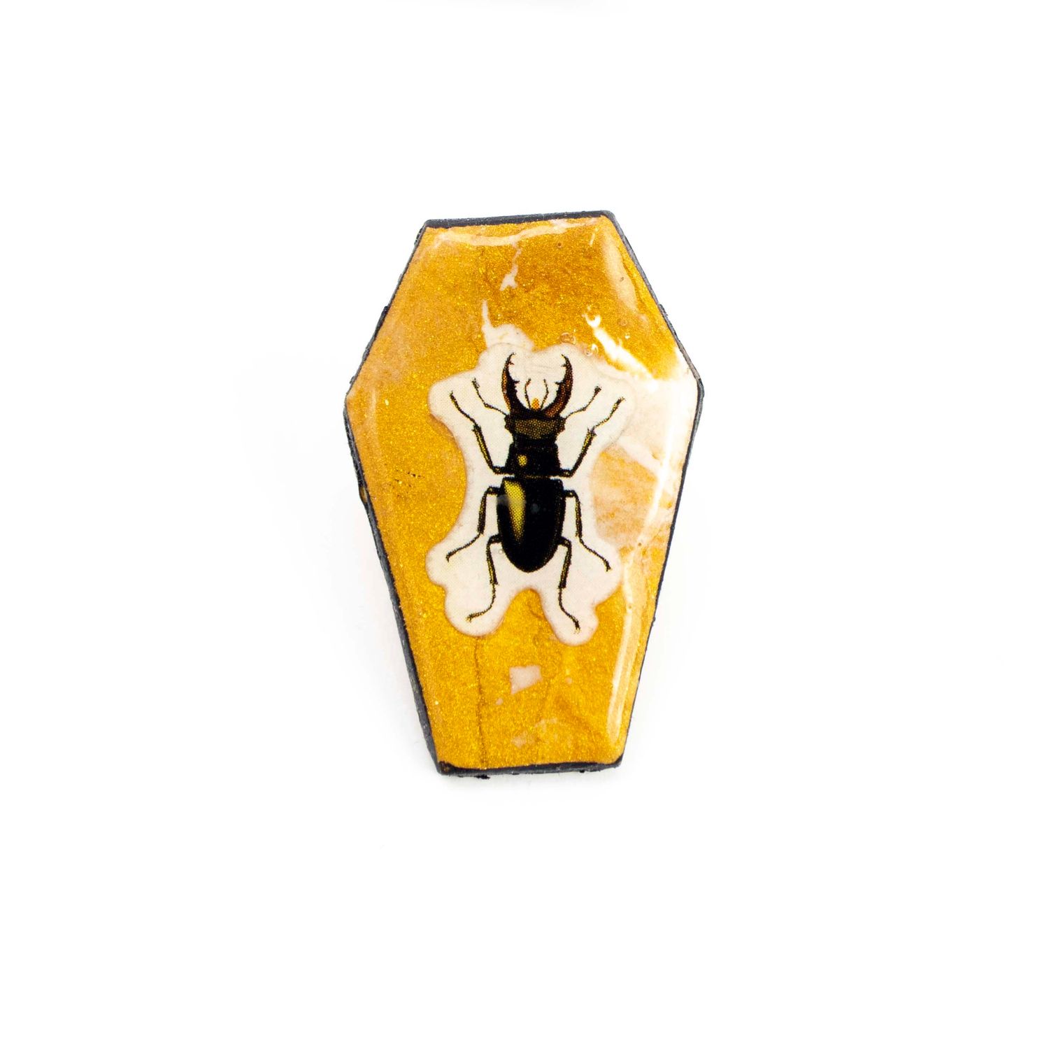 Beetle on Coffin, pin LAPR653