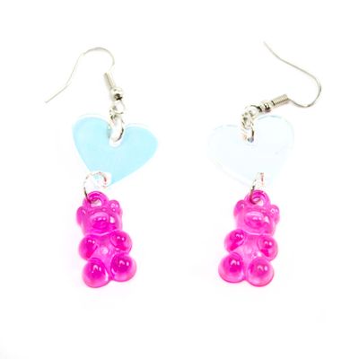 Gummy Bears: Pink, earrings LAPR687