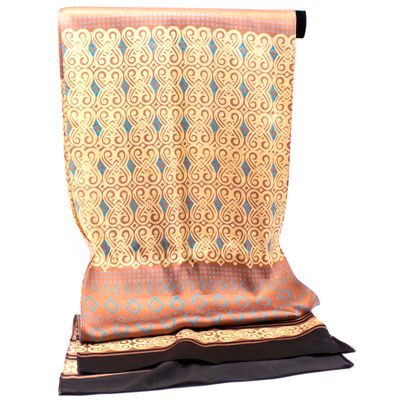 Brown, silk charmeuse (HS-72) LOHH1932