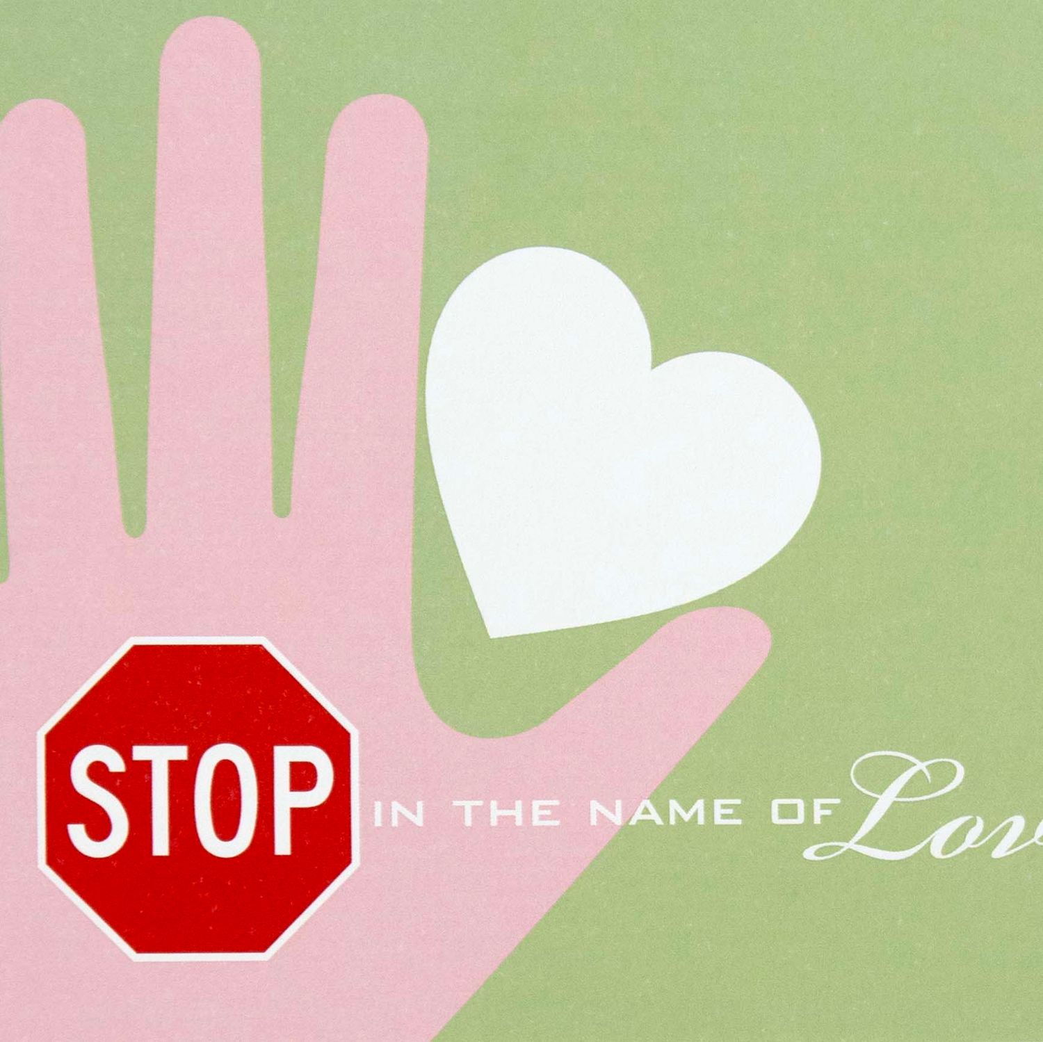 STOP In The Name of Love, card LARD003