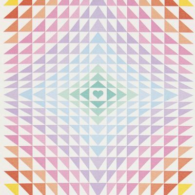 Geometric Rainbow Triangles, card LARD011
