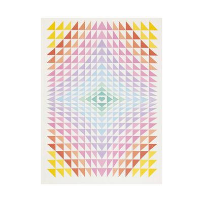 Geometric Rainbow Triangles, card LARD011