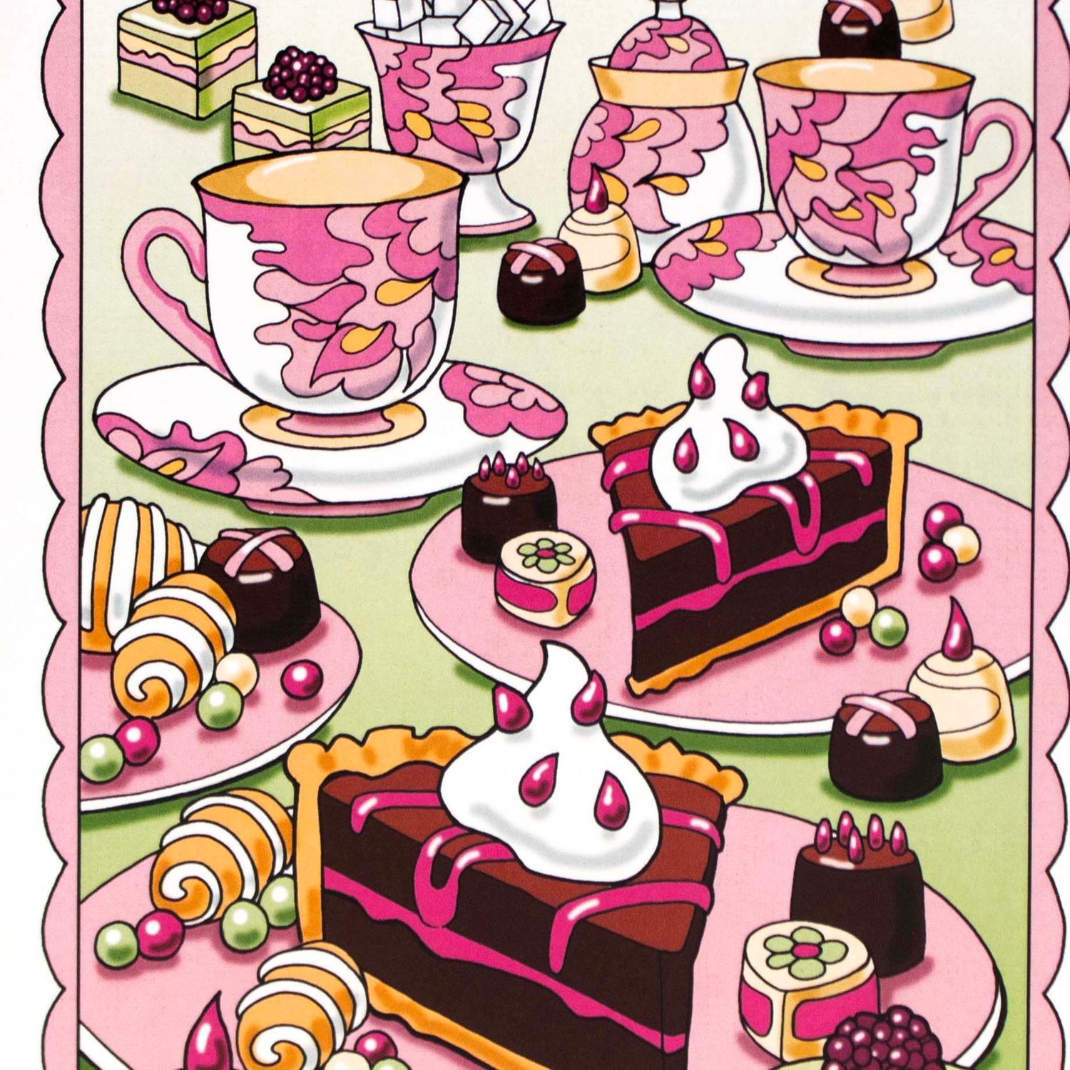 Afternoon Desserts, card MILE154