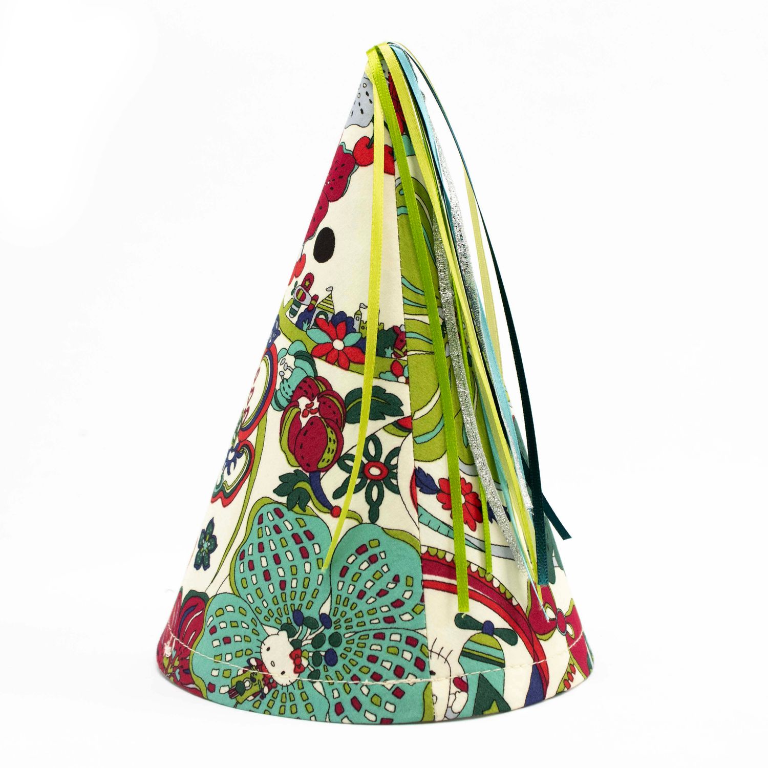 Hello Kitty Floral, medium party hat BOHJ183