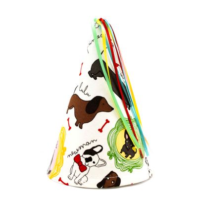 Dogs, medium party hat BOHJ189