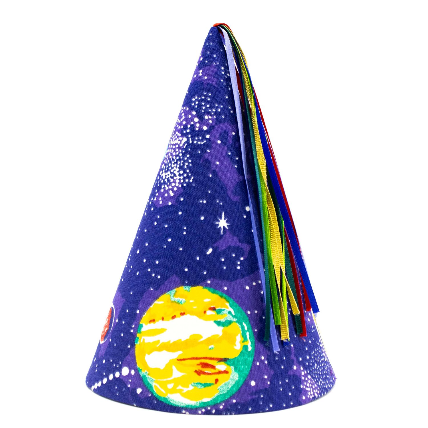 Purple Galaxy, medium party hat BOHJ181