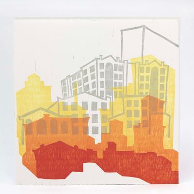 Sun's Slow Return, multi-block print IMPL159