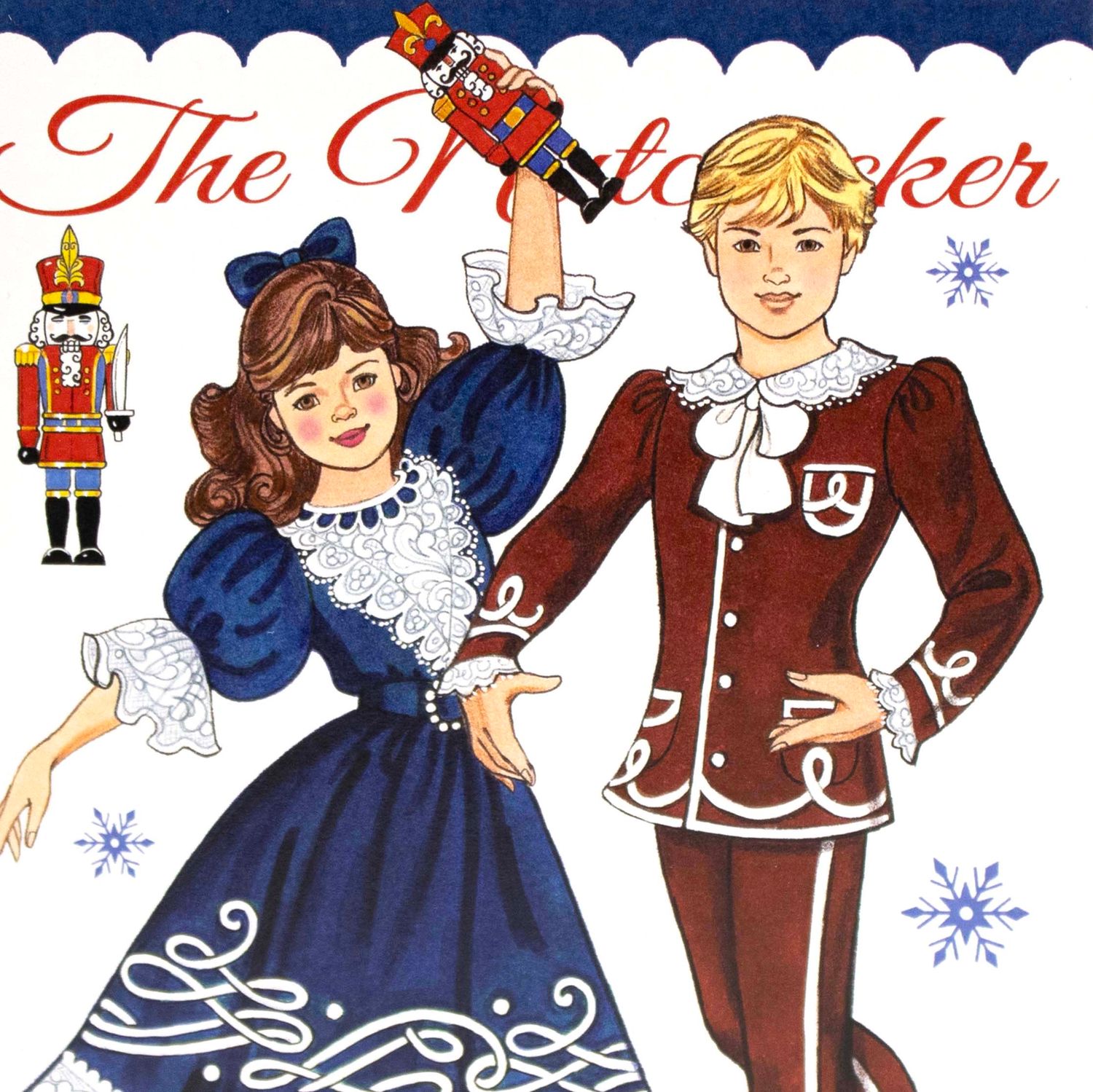Nutcracker: Fritz &amp; Clara in Party Clothes, holiday card MILE160