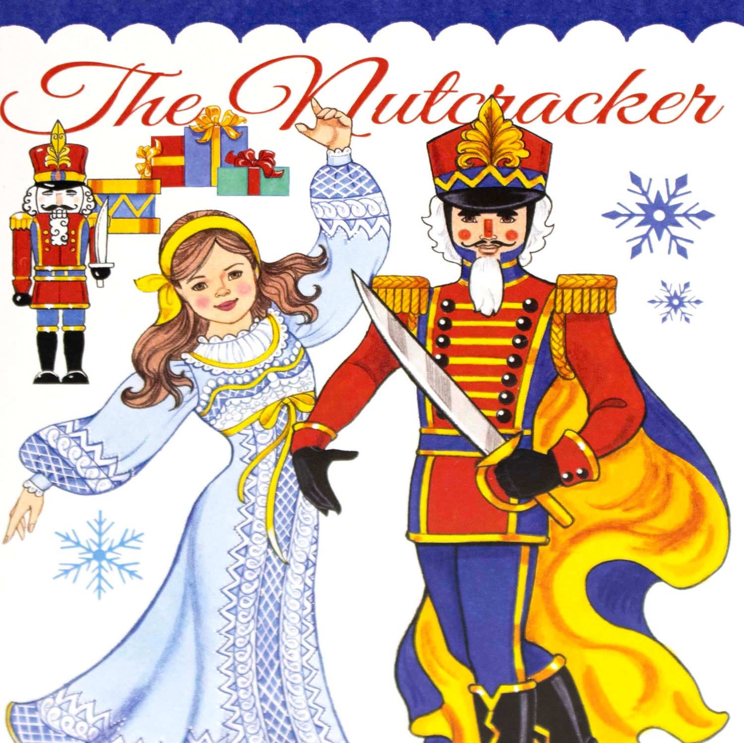 Nutcracker: Clara Nightgown &amp; The Nutcracker, holiday card MILE162