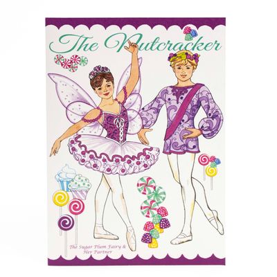 Nutcracker: The Sugar Plum Fairy &amp; Her Partner, holiday card MILE161