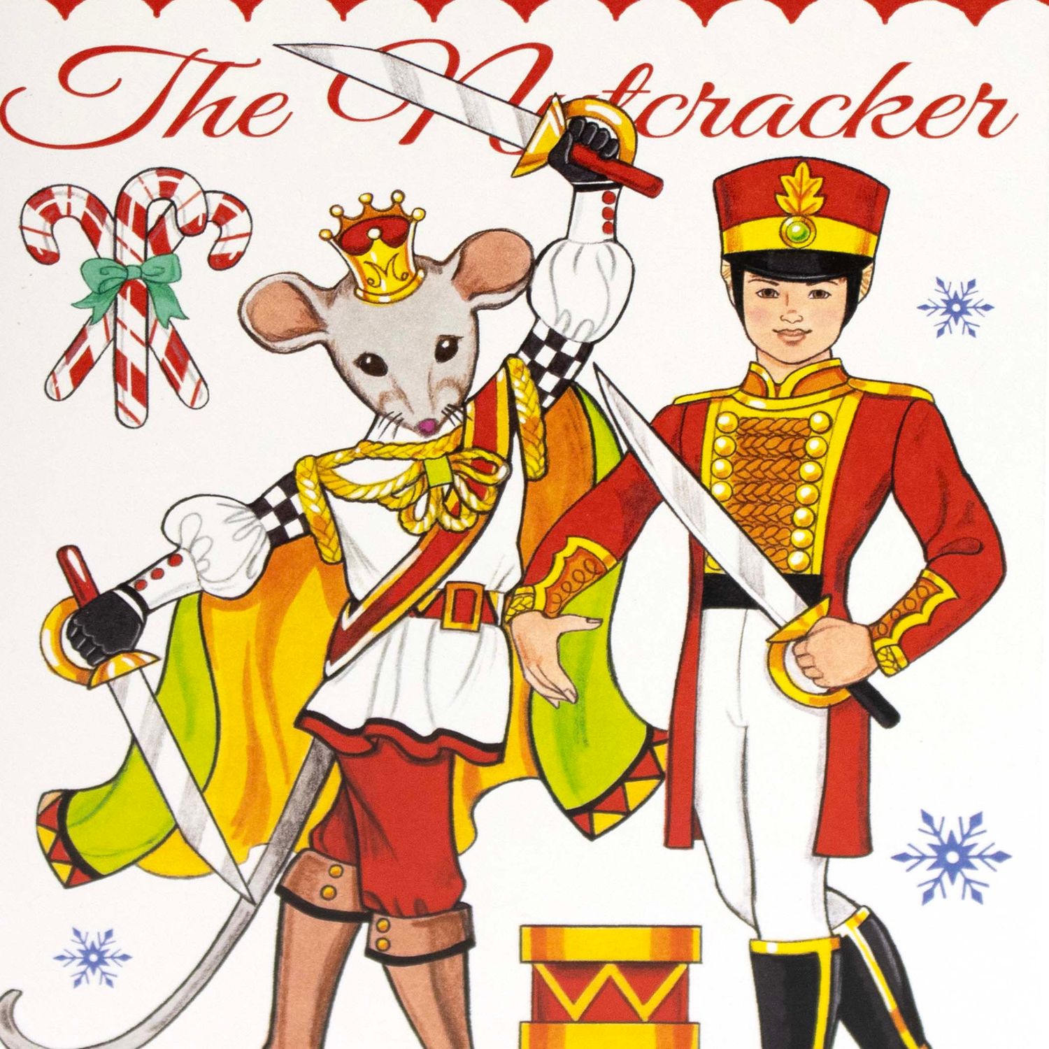 Nutcracker: The Mouse King &amp; Soldier, holiday card MILE159