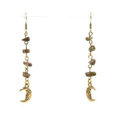 Unikite Crescent Moon, earrings RILM125