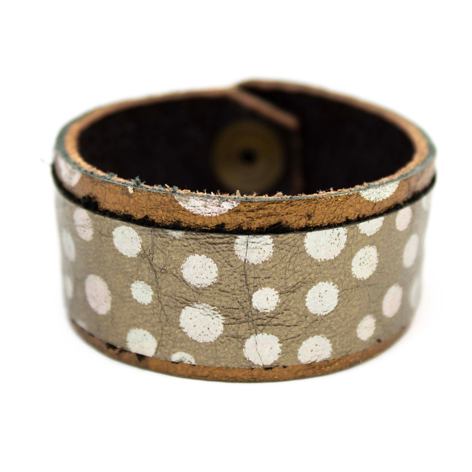 Silver Dots, wide bracelet CASK266