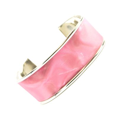 Pink, metal bracelet CASK261