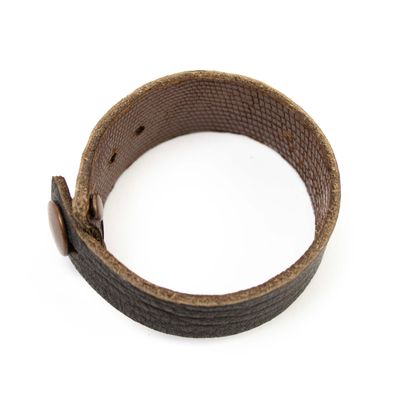 Brown Angle Cut, narrow bracelet CASK270