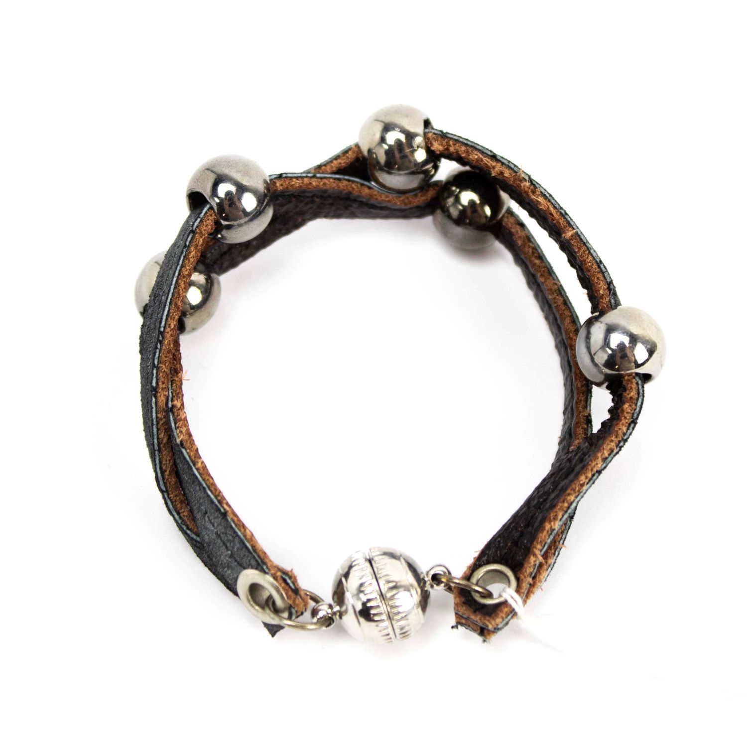 Silver Bead, narrow bracelet CASK273