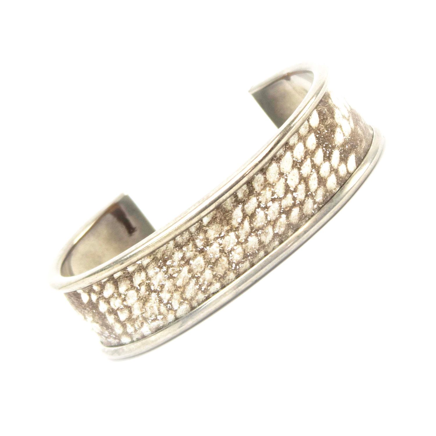 Snake Skin Texture, metal bracelet CASK259