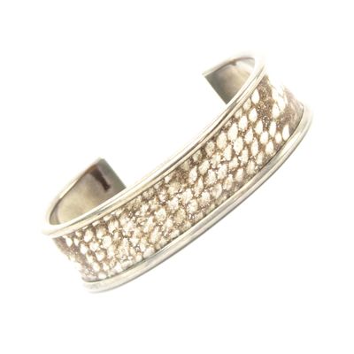 Snake Skin Texture, metal bracelet CASK259
