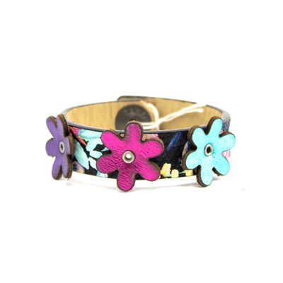 Flowers, narrow bracelet CASK269
