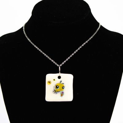 Bee Square, necklace LAPR715