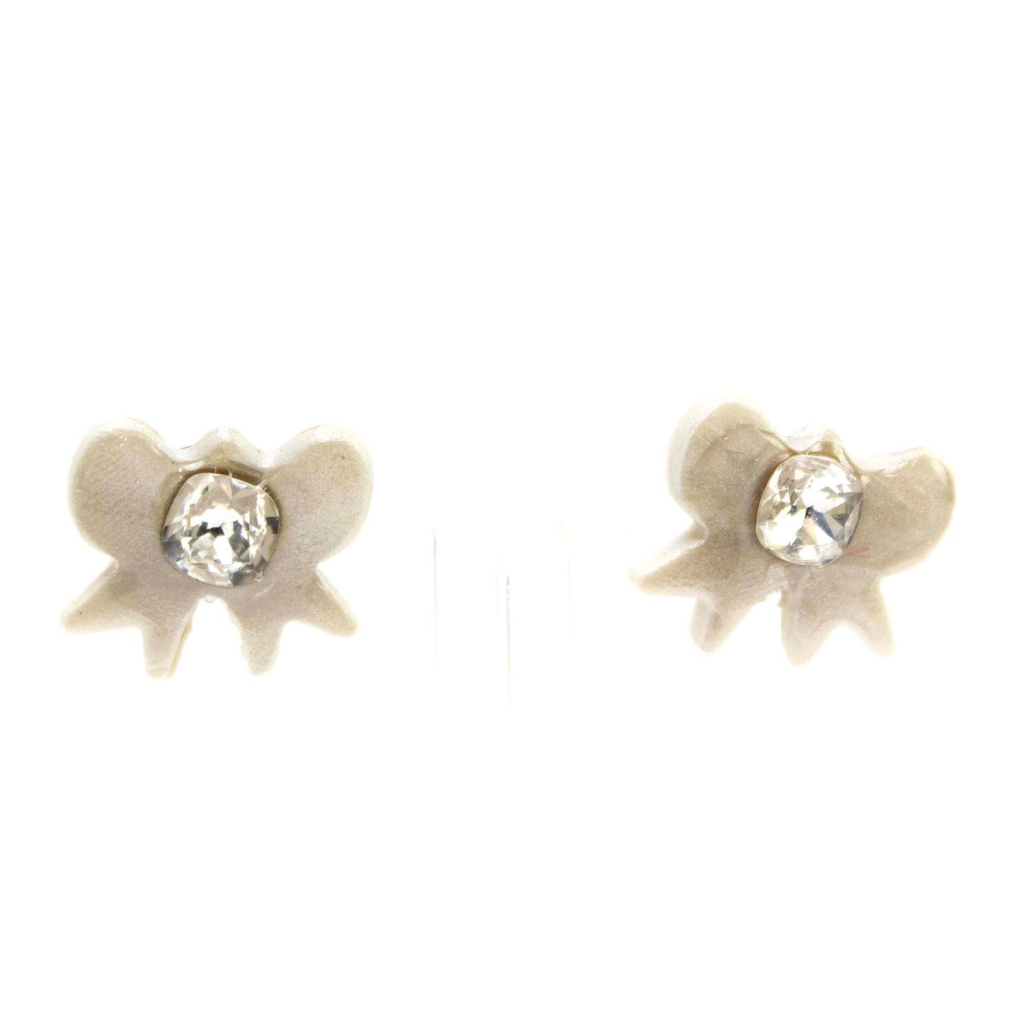 White Bows, earrings LAPR701
