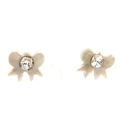 White Bows, earrings LAPR701