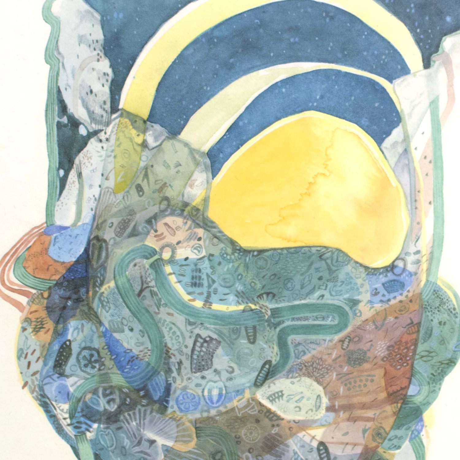 Katabasis (9x12), print MALK277