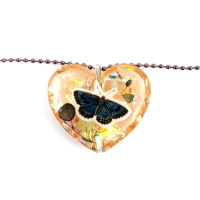 Butterfly Heart, necklace LAPR718