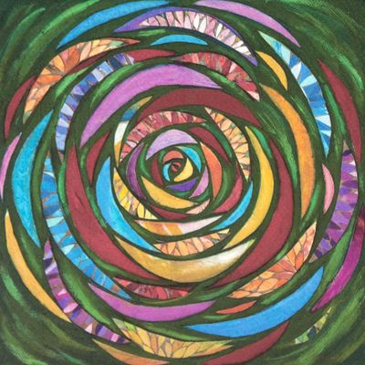 Blossoming Mandala, card JORR104