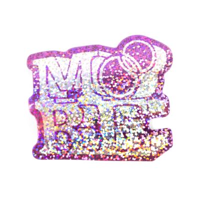 Moore LOVE logo Glitter Sticker