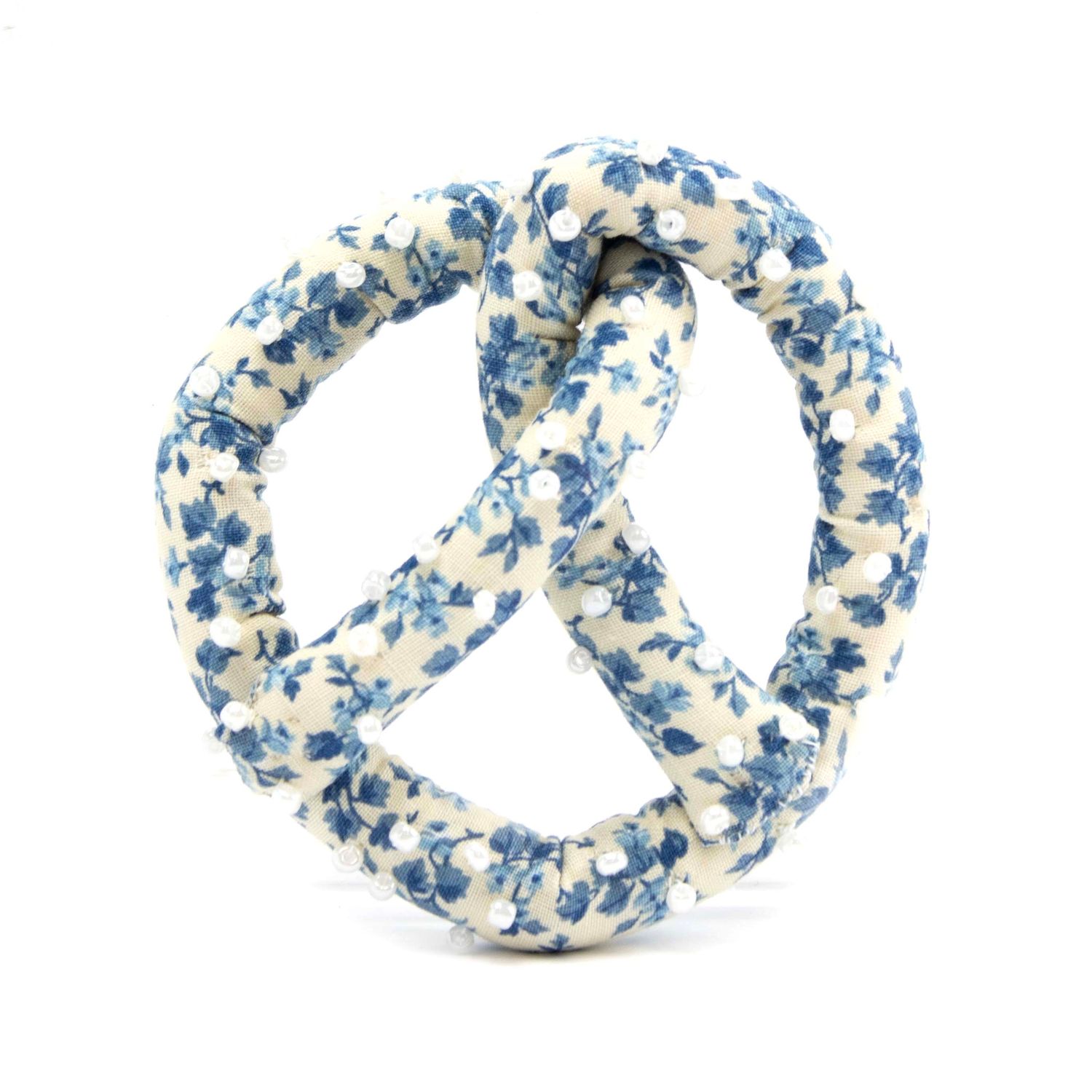 Blue Vine, soft sculpture pretzel HIRC371