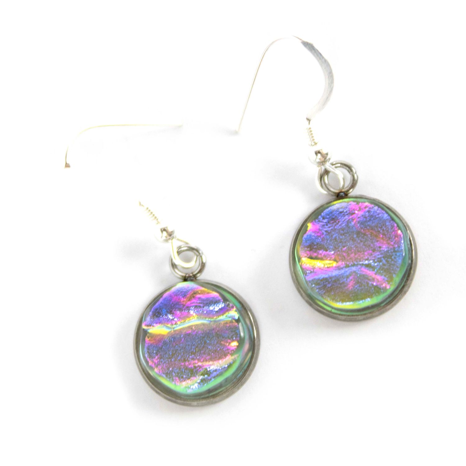 Pearl Pink Circles, earrings VINK964