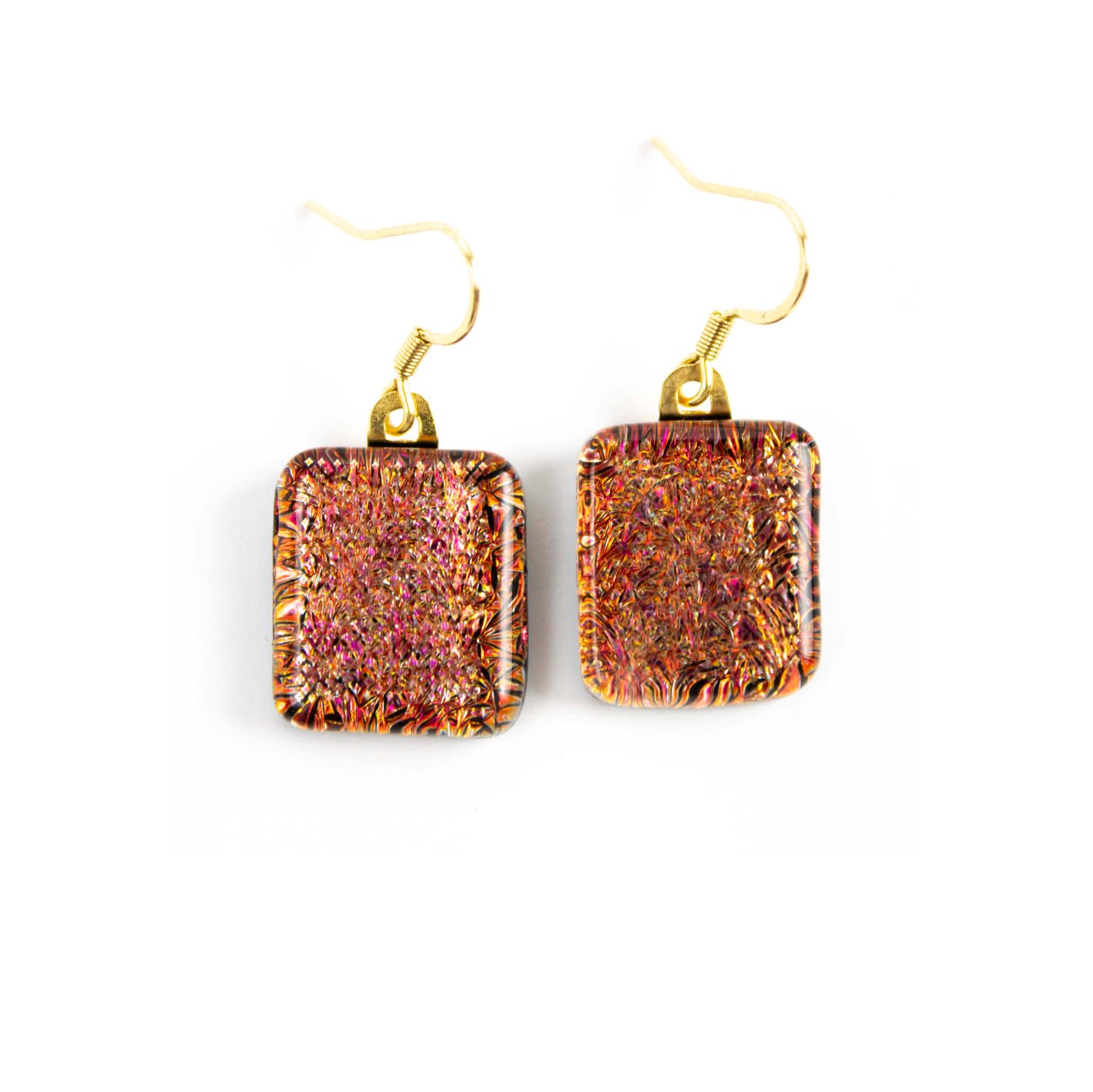 Red Dot Grid, earrings VINK968