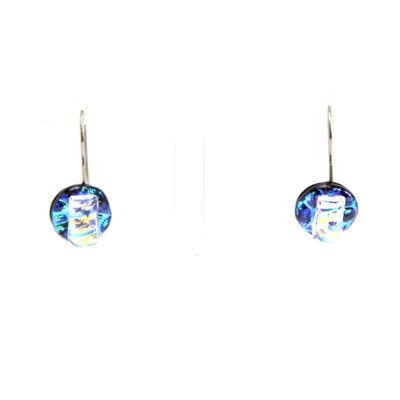 Blue Ice Circles, earrings VINK976