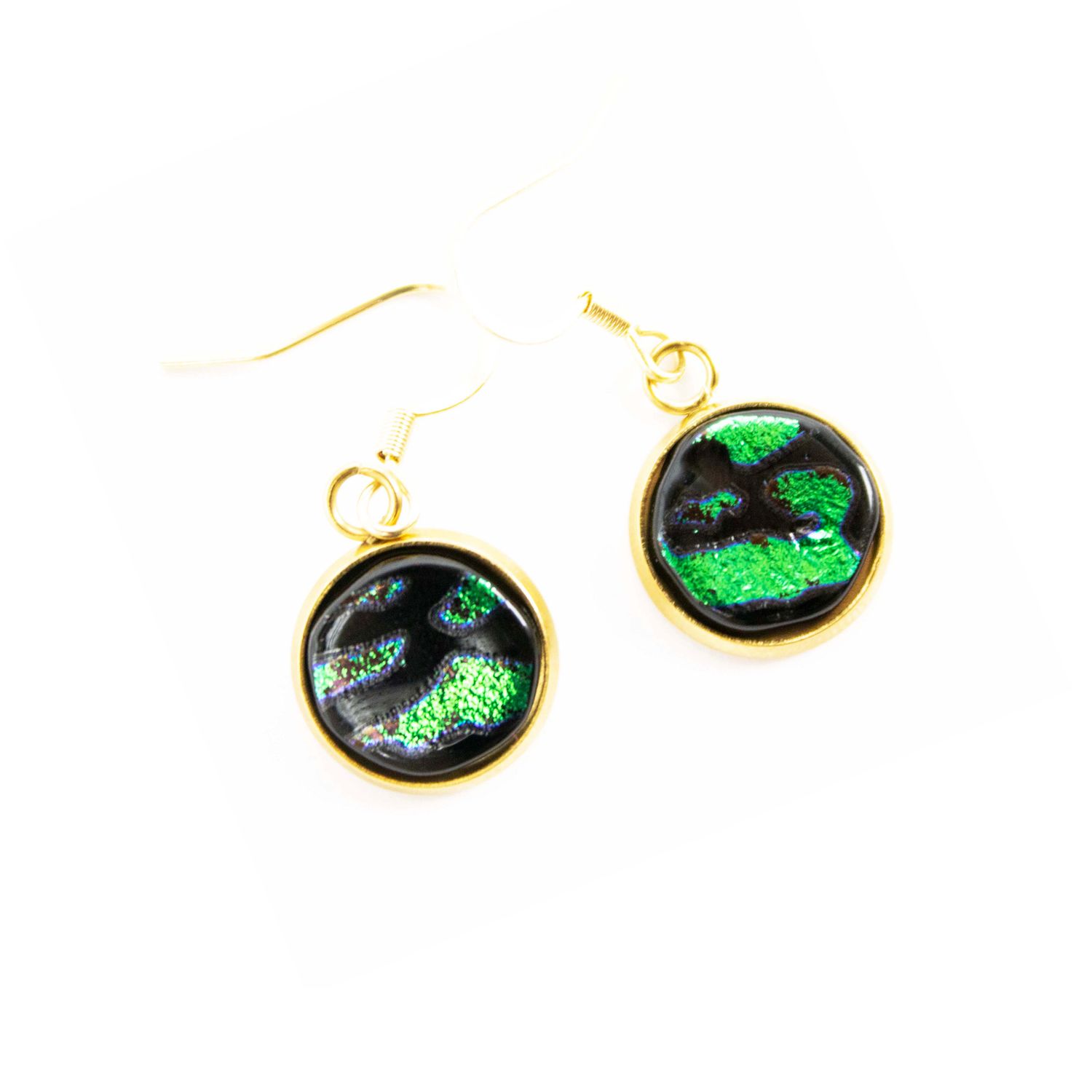 Aurora Borealis Circles, earrings VINK966