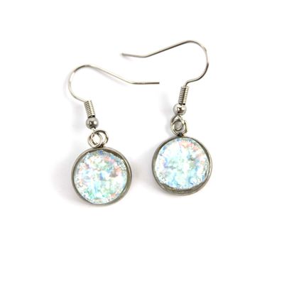 Frosty Circles, earrings VINK972